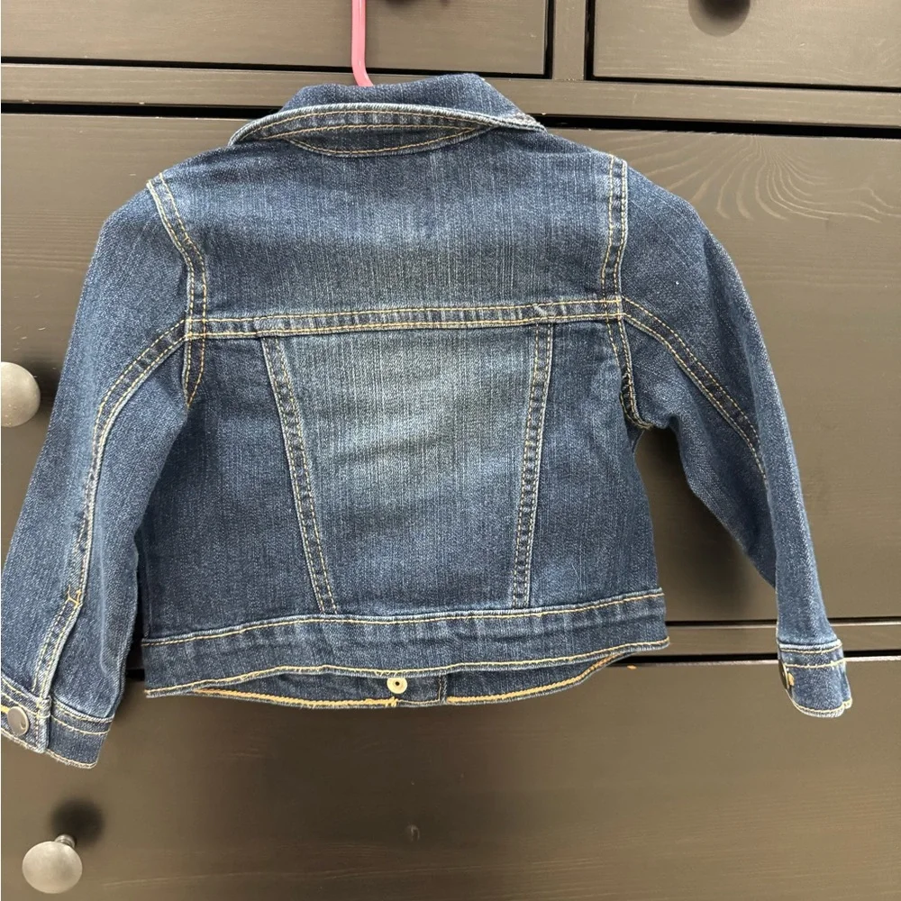 The Children's Place Blue Denim Jean Jacket for Girls NWOT